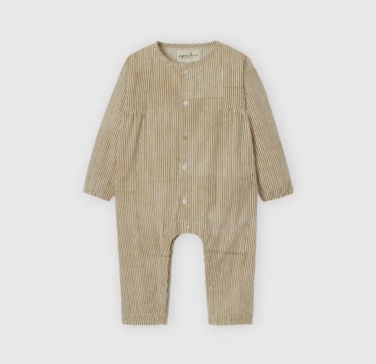 Moon Pyjama Bebé suit ♡ - Stripped Natural