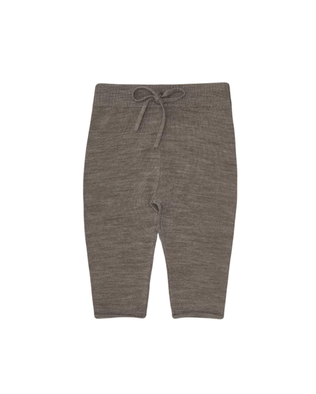 Straight Pants - Beige Melange