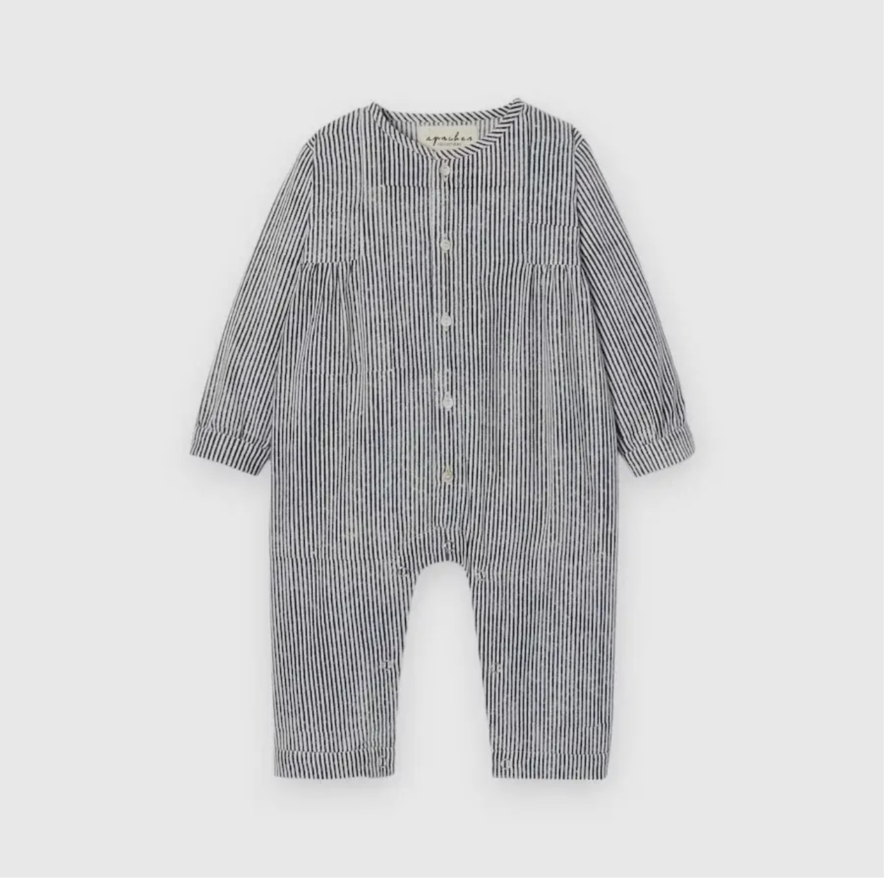 Moon Pyjama Bebé suit ♡ - Striped Blue