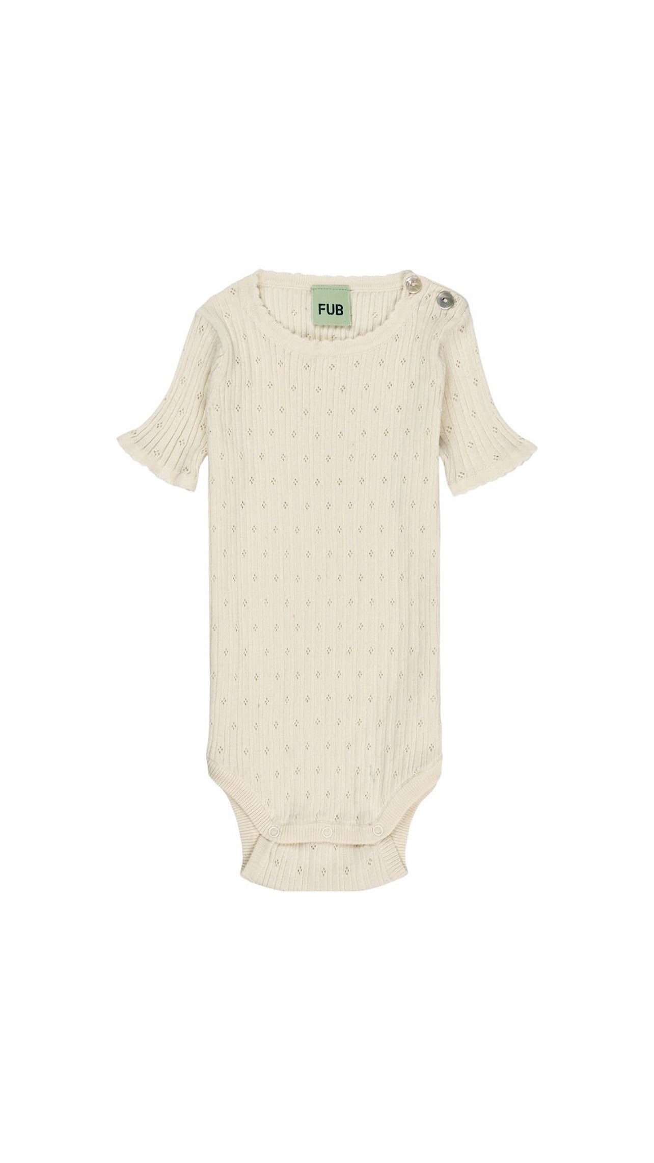 Baby Pointelle Body - Ecru