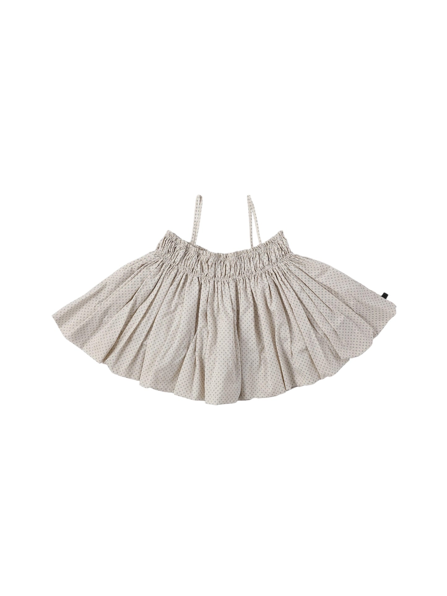 Triple Dot Bustier Blouse - Ecru