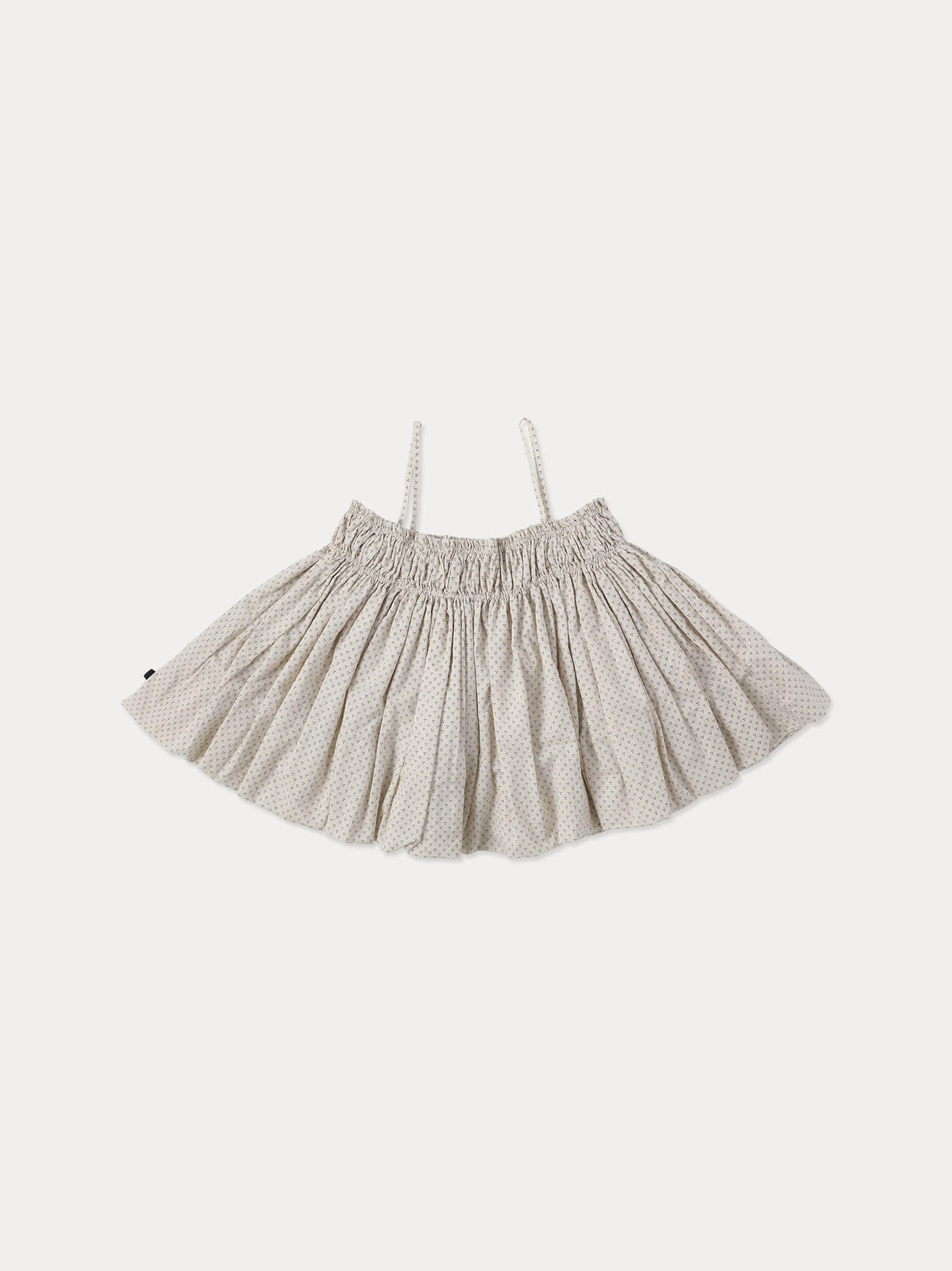 Triple Dot Bustier Blouse - Ecru