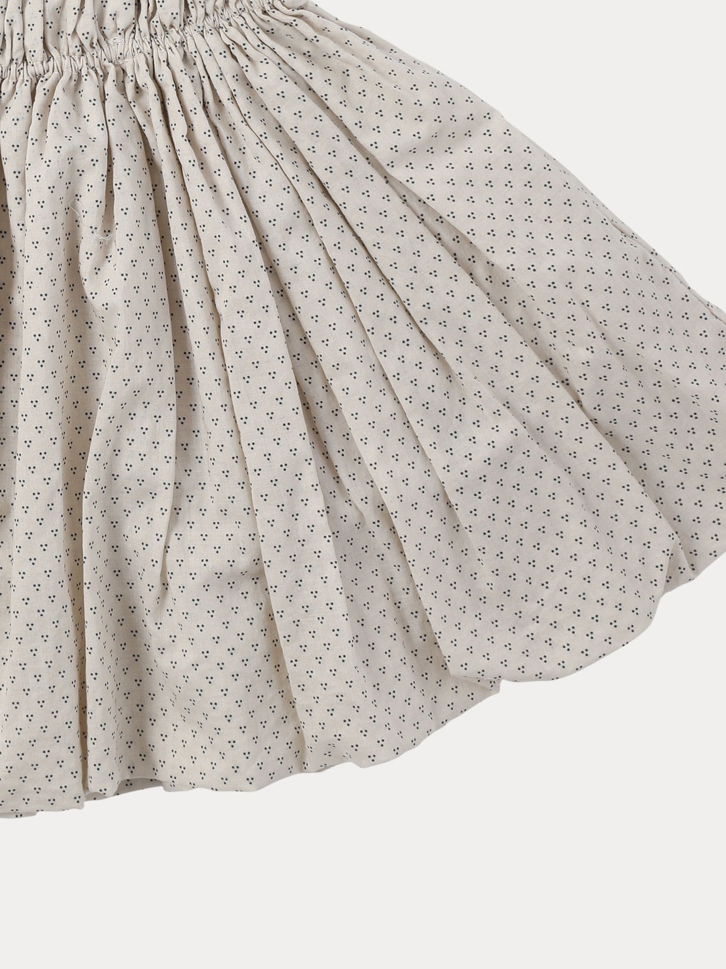 Triple Dot Bustier Blouse - Ecru