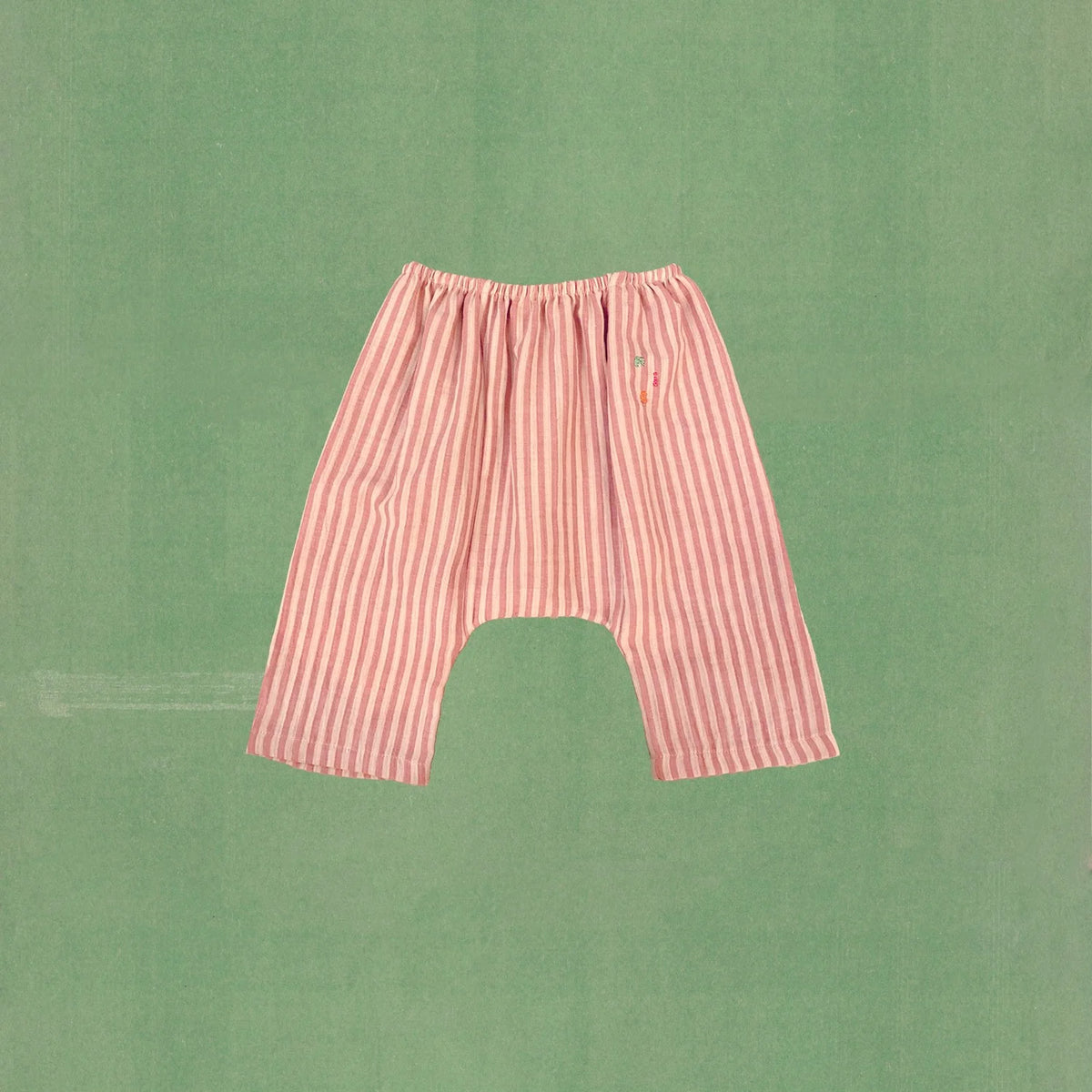 striped pink pants