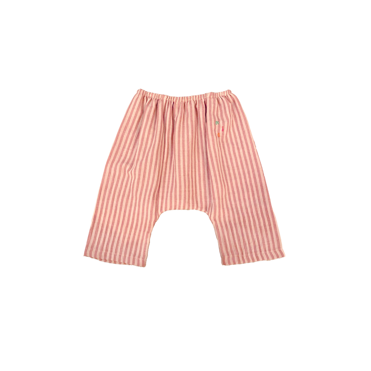 striped pink pants
