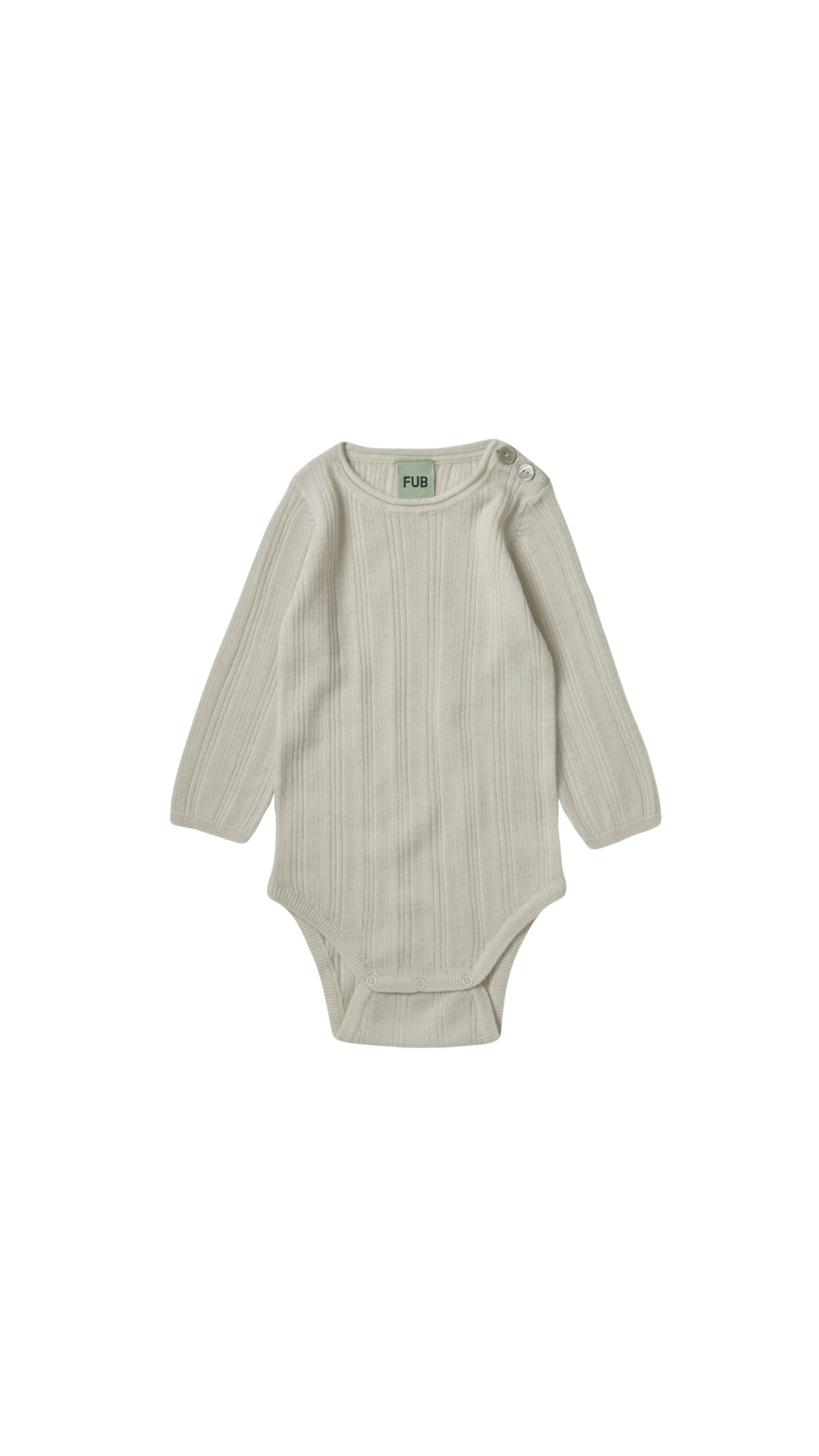 Baby Rib Body - Ecru