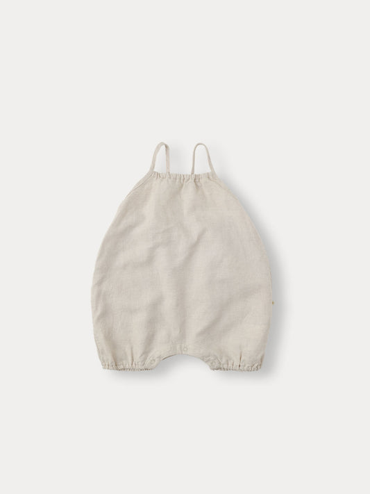 Breeze Linen Romper - Natural