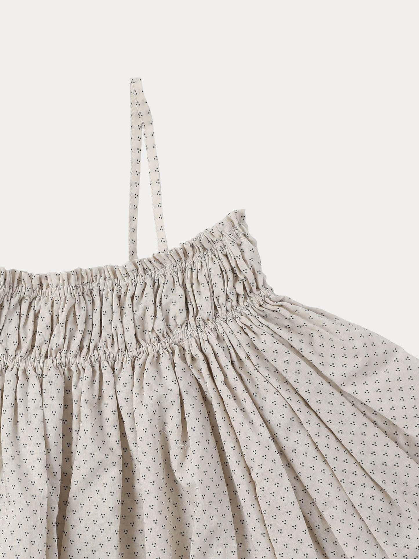 Triple Dot Bustier Blouse - Ecru