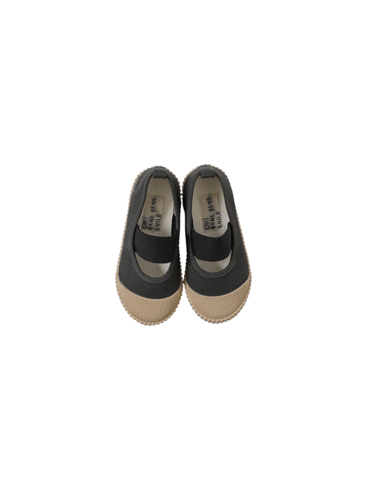 Twotone Plimsole - Charcoal