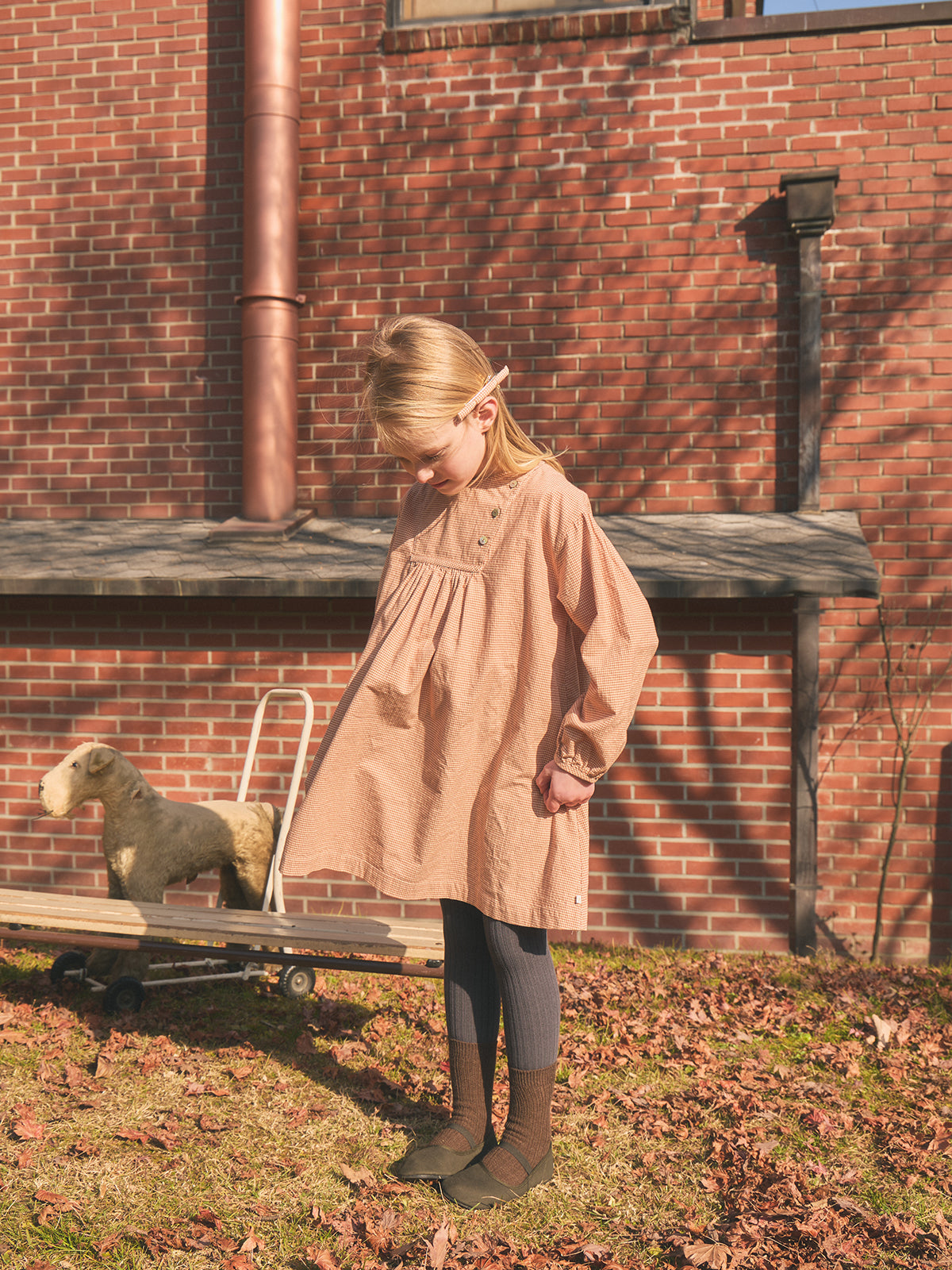 Cannelle Check Mini Dress